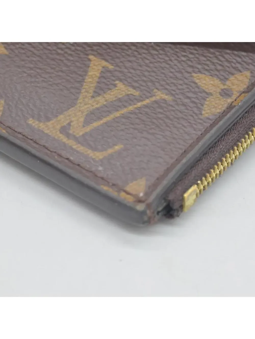 $675 Louis Vuitton  Monogram Recto Verso Card Holder RFID